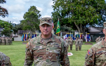 Warfighters conduct change of command ceremony