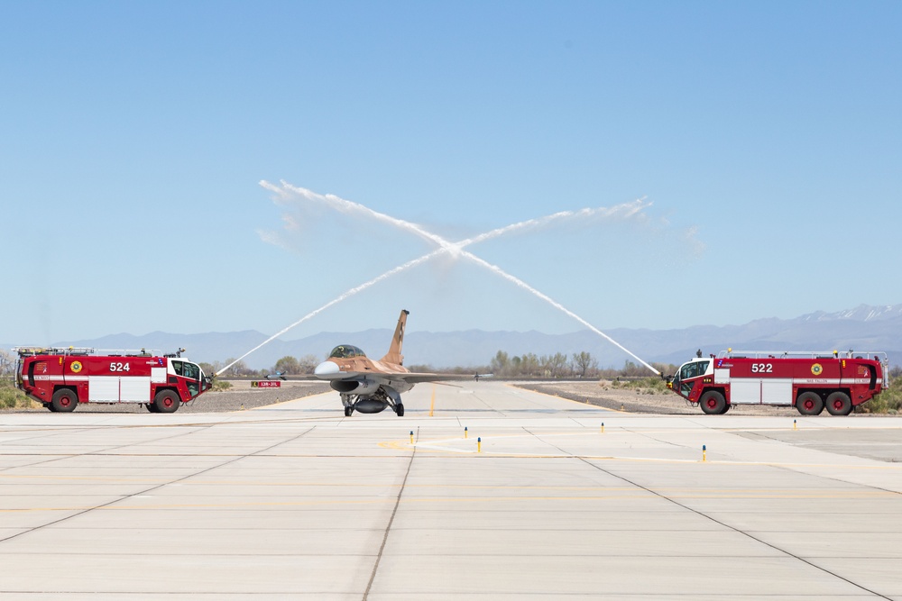 Admiral Aquilino Taxis His Aircraft to Flightline Overhang