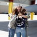 Admiral Aquilino Celebrates with Family After His Final Flight