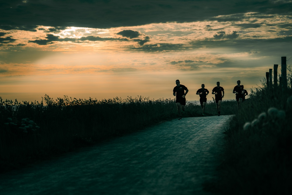 Army Rangers Conduct Physical Training