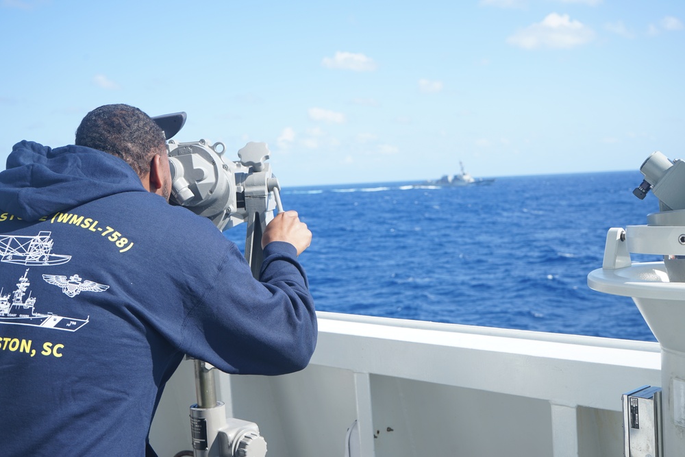 US Coast Guard, US Navy conduct maritime operations with Royal Canadian navy in the Atlantic Ocean