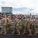 Company A, 1st Battalion, 178th Infantry Regiment mobilizes for deployment in Peoria, Illinois, June 4, 2024.