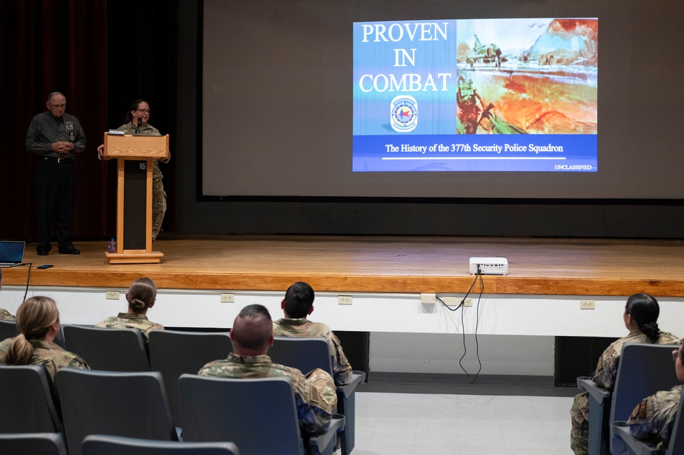 377th SFG holds heritage all-call honoring history