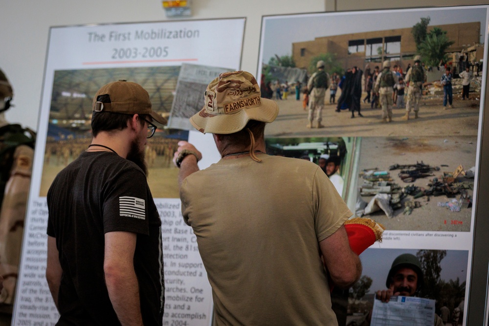 81st Stryker Brigade Combat Team Soldiers past and present commemorate 20 year anniversary of Operation Iraqi Freedom deployment