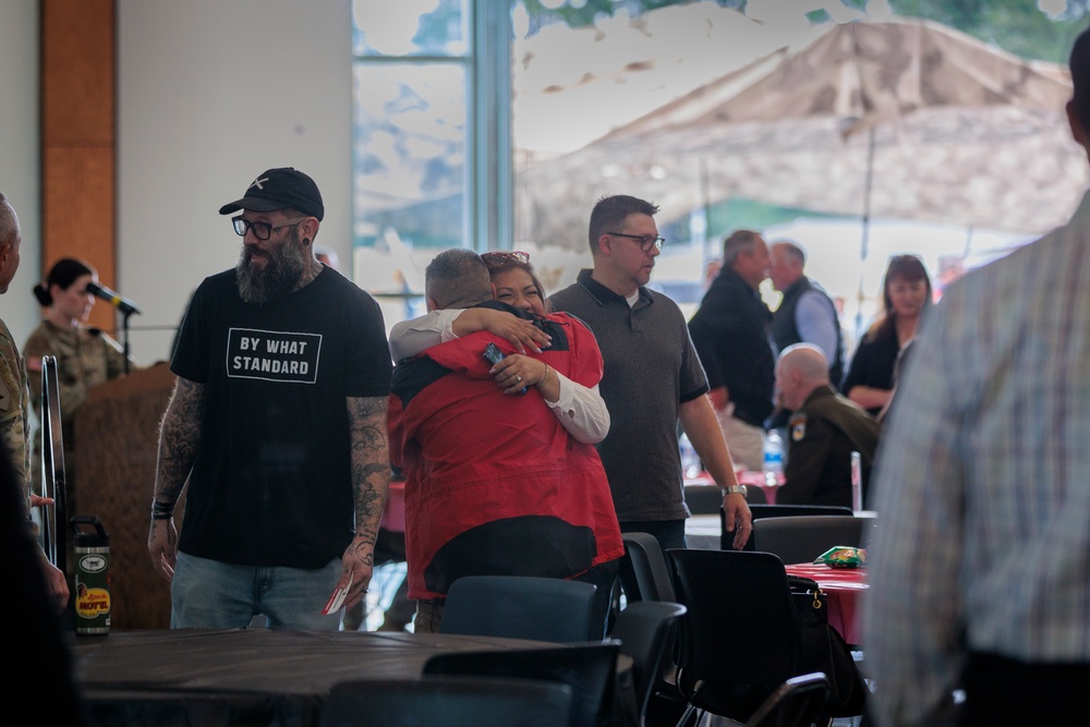 81st Stryker Brigade Combat Team Soldiers past and present commemorate 20 year anniversary of Operation Iraqi Freedom deployment