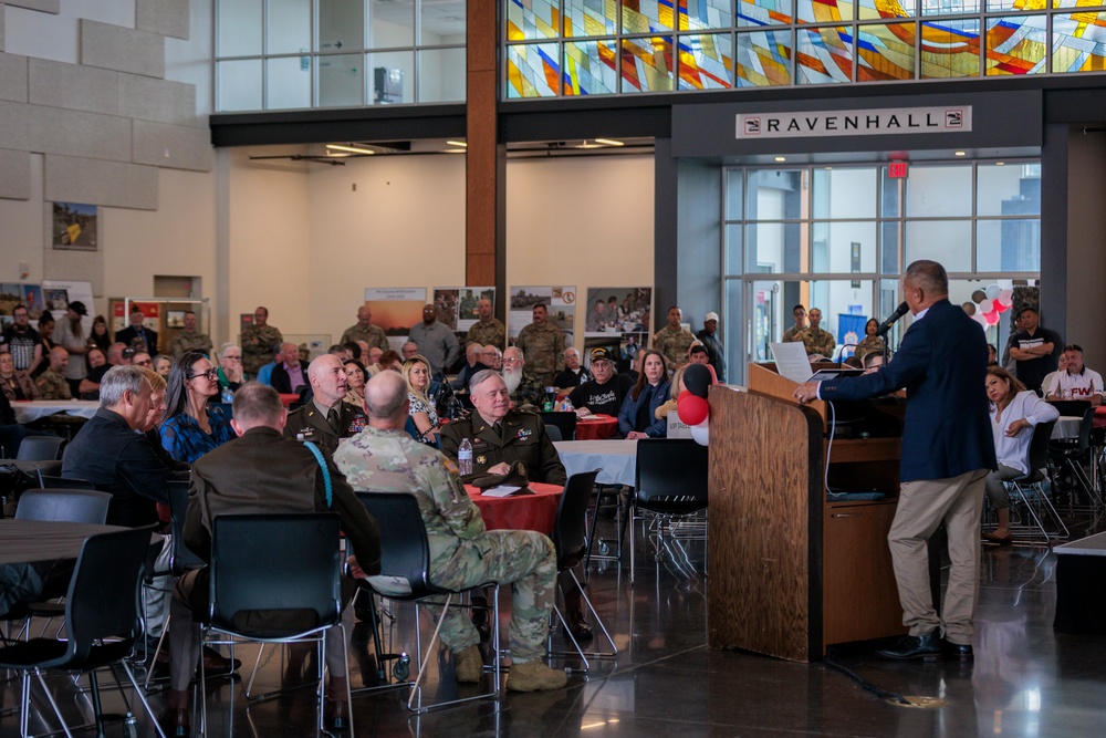 81st Stryker Brigade Combat Team Soldiers past and present commemorate 20 year anniversary of Operation Iraqi Freedom deployment