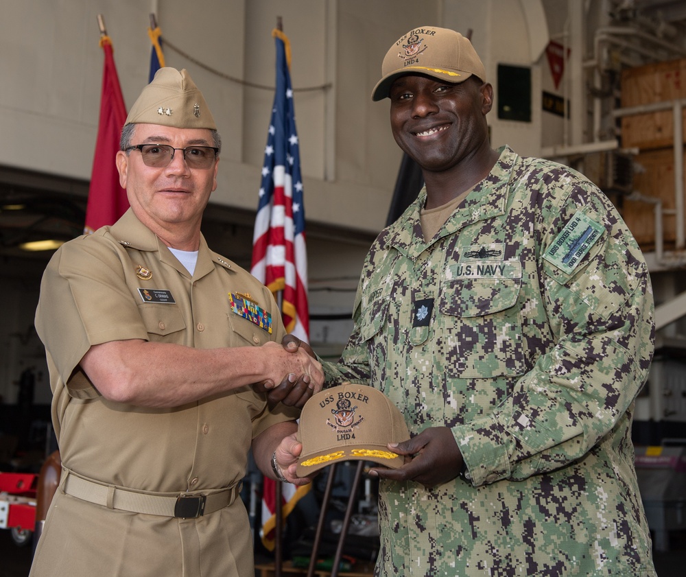 Colombian War College Tour Aboard Boxer