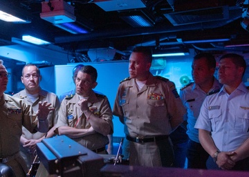 Colombian War College Tour Aboard Boxer