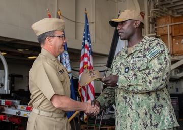 Colombian War College Tour Aboard Boxer