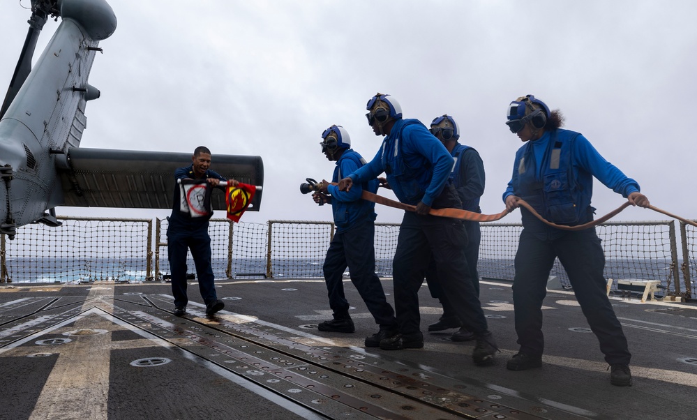 DDG 115 CRASH AND SALVAGE DRILL