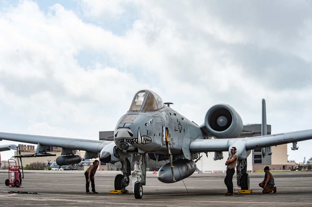 Sentry Aloha 24-2: Warthogs from AATC join combat training at Marine Corps Air Station Kaneohe Bay