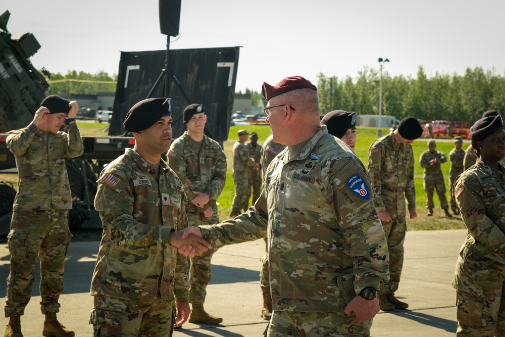 Arctic Angel Rendezvous Week Reenlistment Ceremony