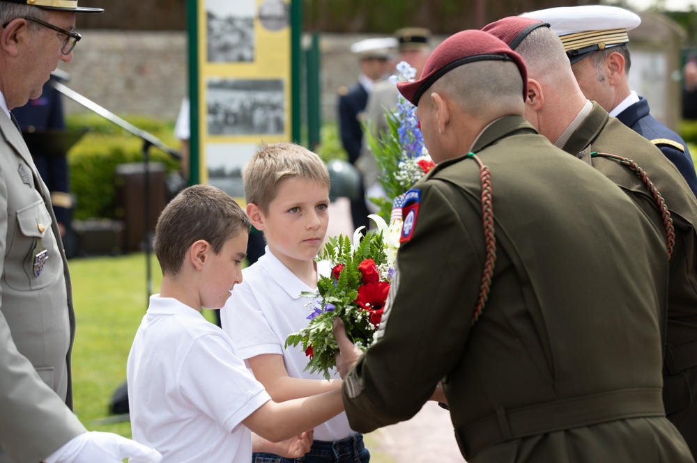 80TH ANNIVERSARY OF D-DAY GENERAL 82ND AIRBORNE CEREMONY