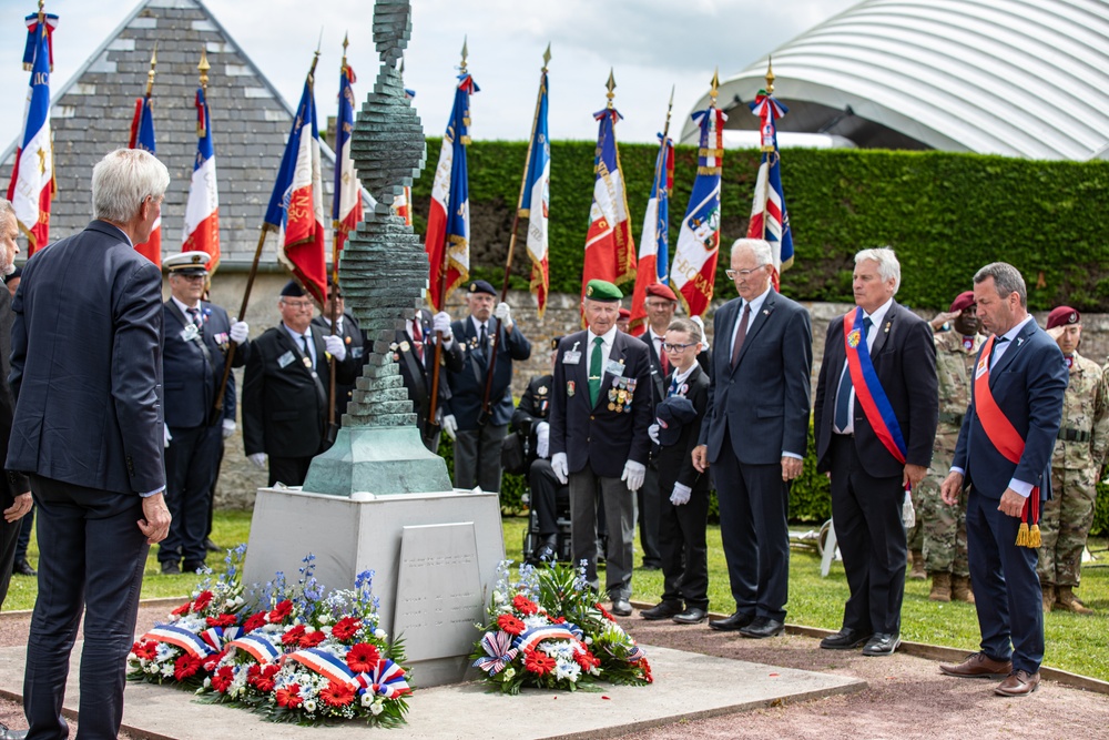 80TH ANNIVERSARY OF D-DAY GENERAL 82ND AIRBORNE CEREMONY