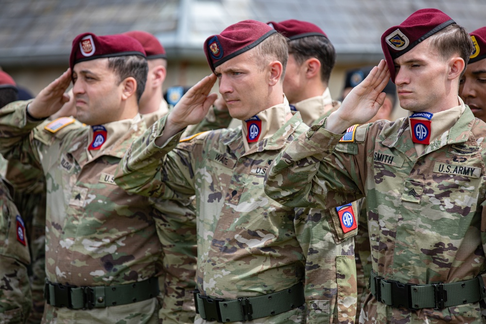 80TH ANNIVERSARY OF D-DAY GENERAL 82ND AIRBORNE CEREMONY