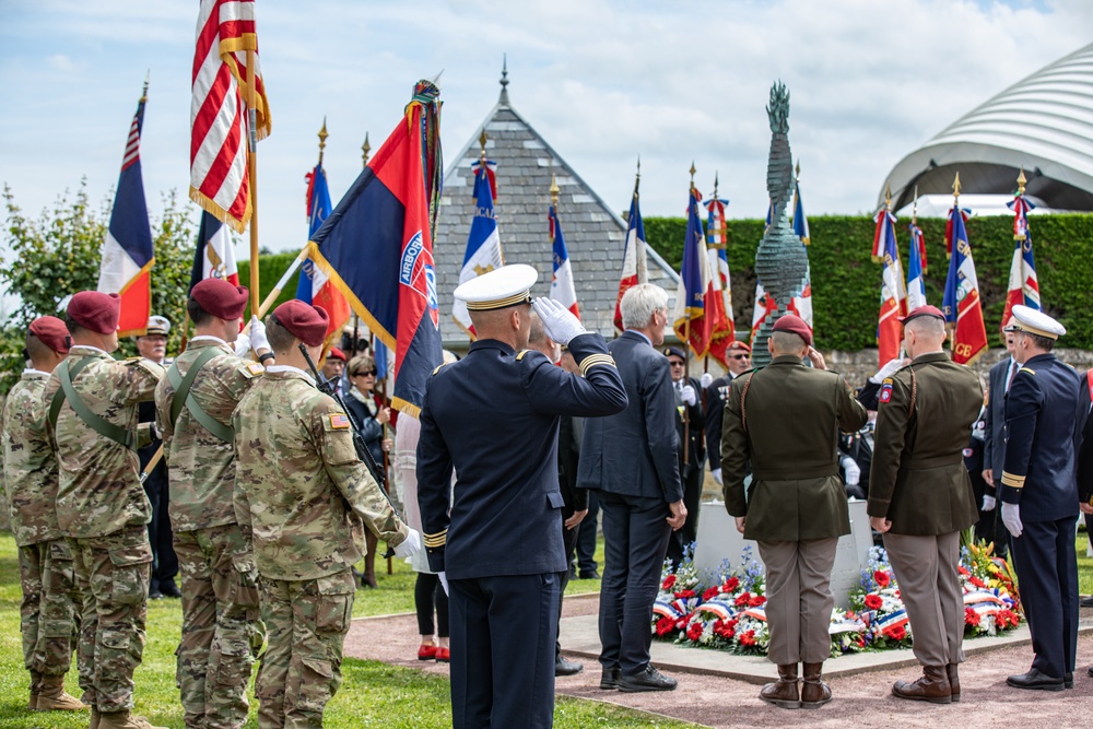 80TH ANNIVERSARY OF D-DAY GENERAL 82ND AIRBORNE CEREMONY