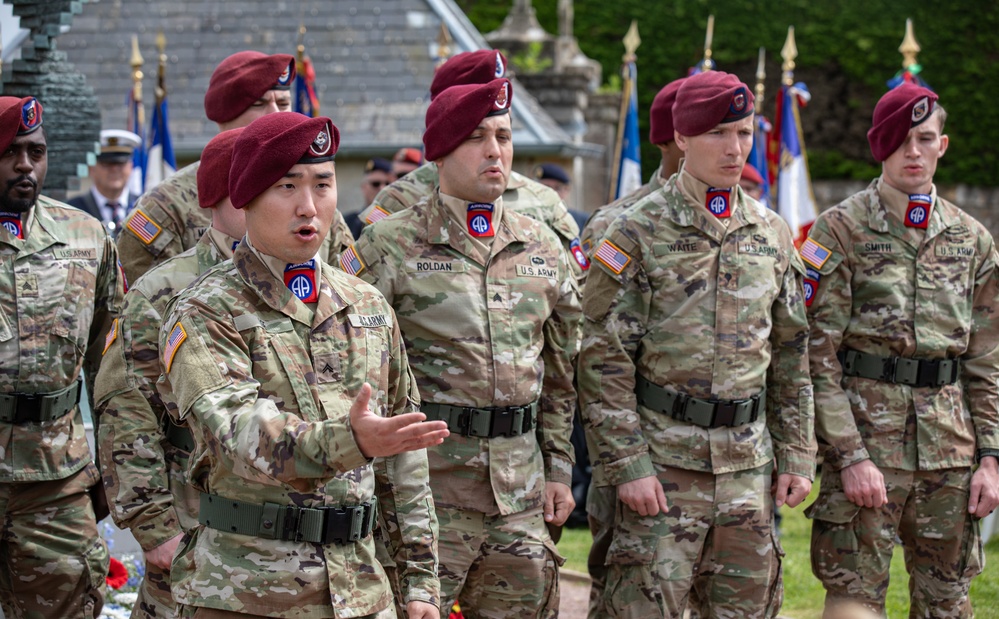 80TH ANNIVERSARY OF D-DAY GENERAL 82ND AIRBORNE CEREMONY