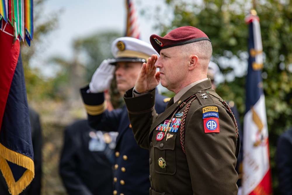 80TH ANNIVERSARY OF D-DAY GENERAL 82ND AIRBORNE CEREMONY