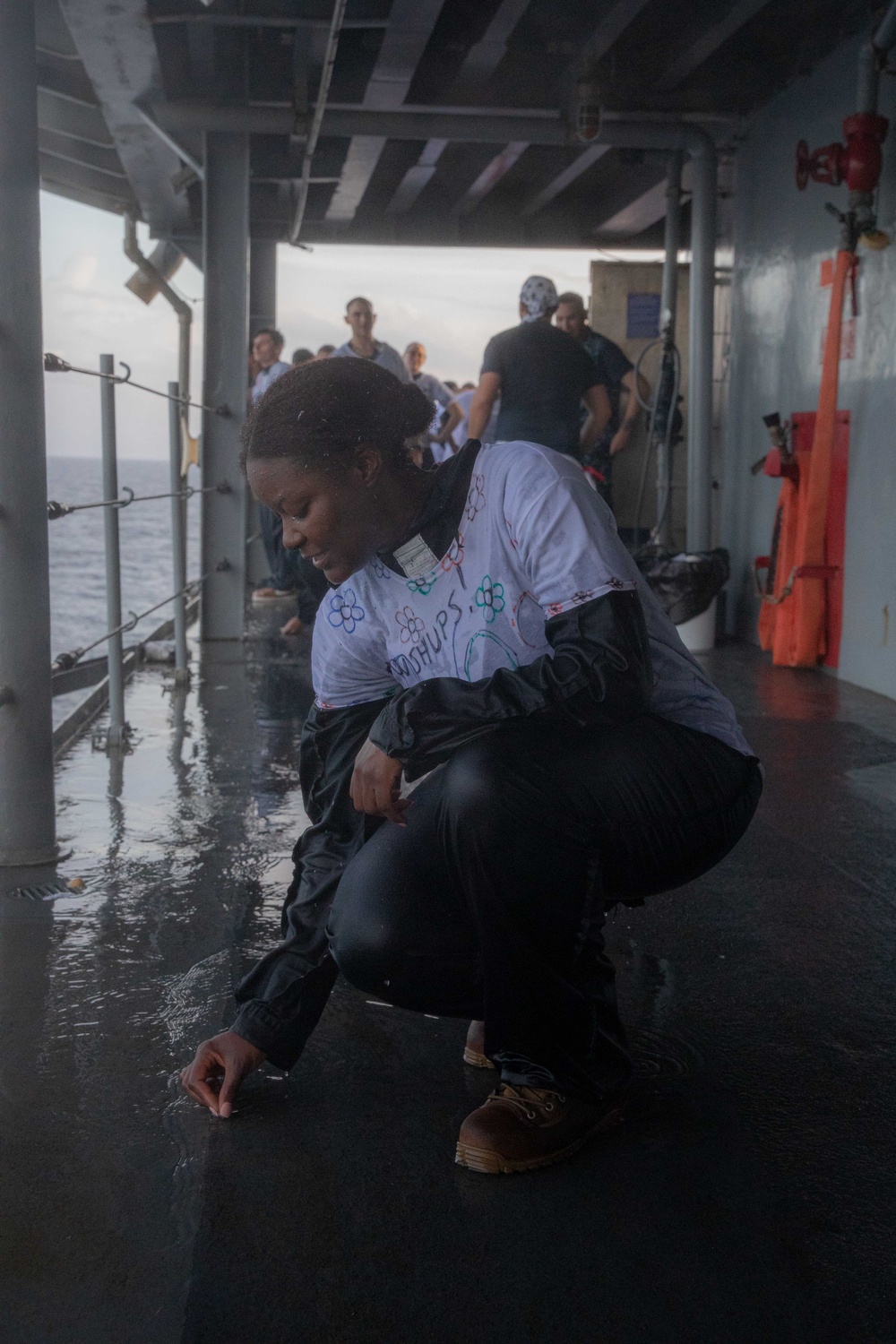 USS Emory S. Land Conducts Crossing the Line Ceremony