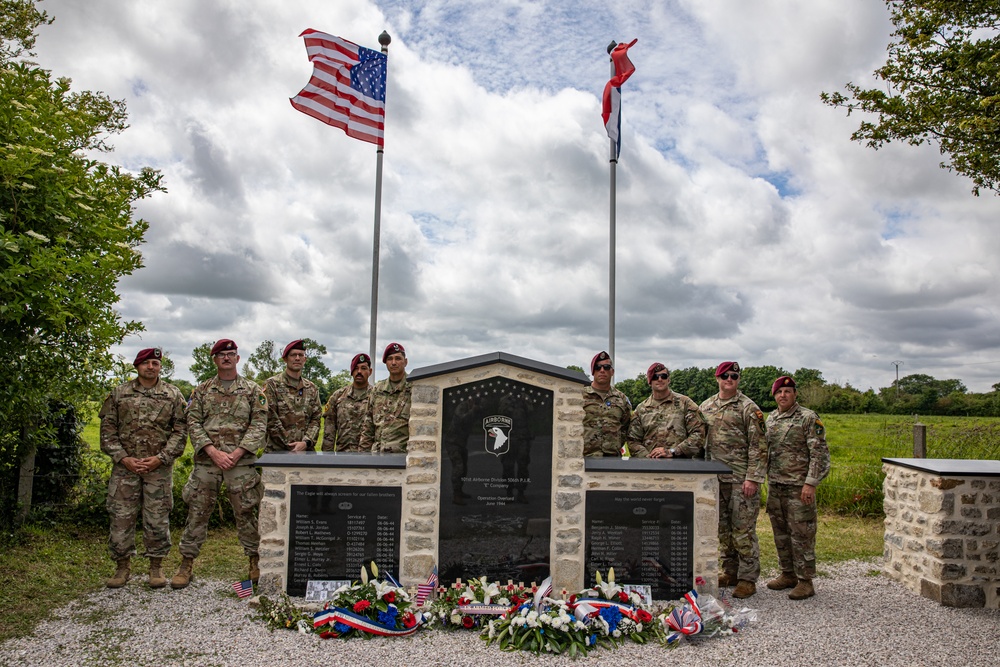 80TH ANNIVERSARY OF D-DAY BRECOURT MANNER