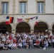 PARATROOPERS FRENCH SCHOOL CHILDREN VISIT