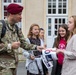 PARATROOPERS FRENCH SCHOOL CHILDREN VISIT