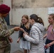 PARATROOPERS FRENCH SCHOOL CHILDREN VISIT