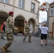 PARATROOPERS FRENCH SCHOOL CHILDREN VISIT