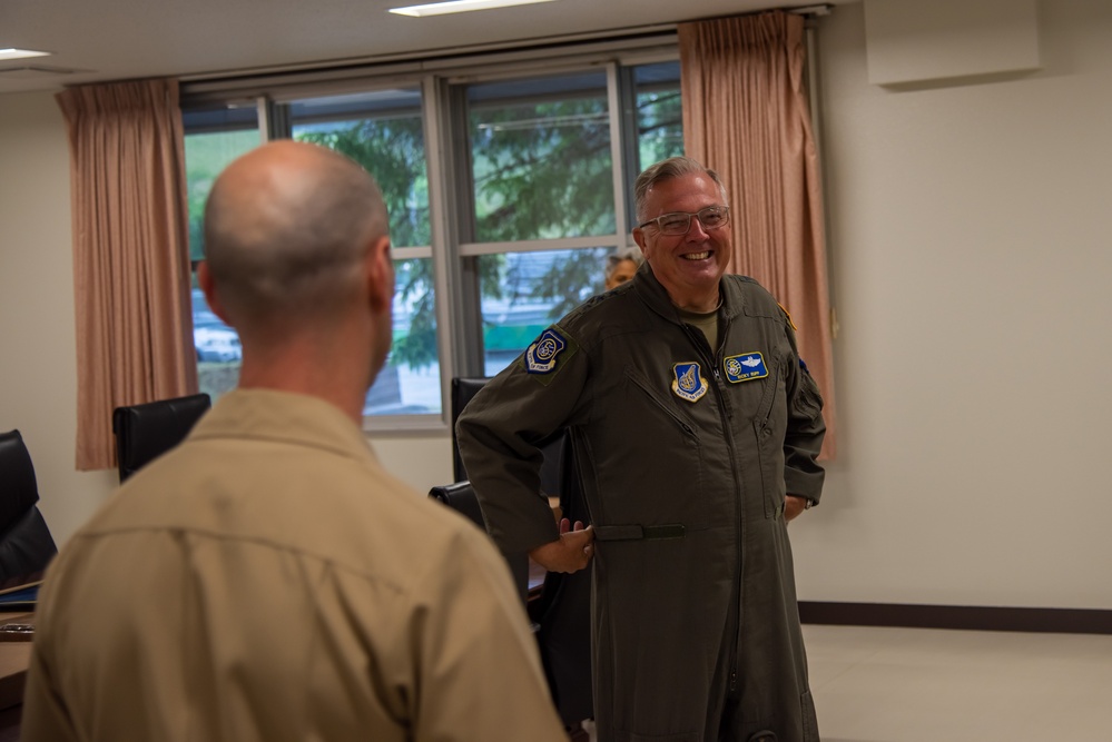 USFJ, 5th Air Force commander visits Misawa Air Base