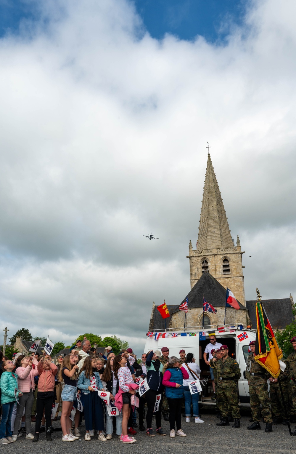 C-47 Monument ceremony and unveiling of the American Mother