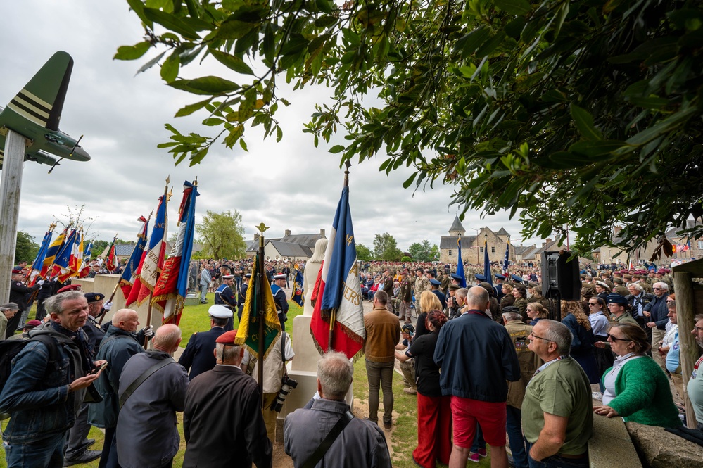 C-47 Monument ceremony and unveiling of the American Mother