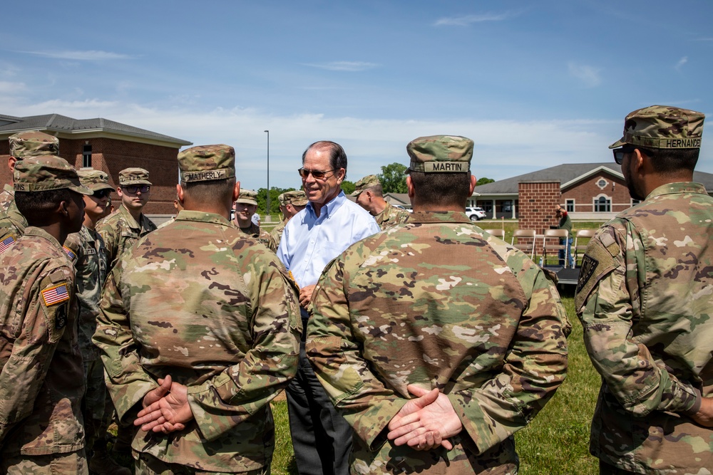 252nd Support Maintenance Company departure ceremony