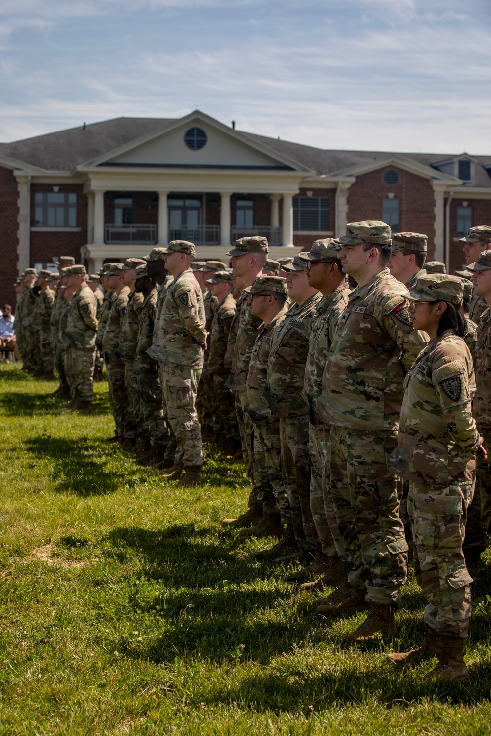 252nd Support Maintenance Company departure ceremony