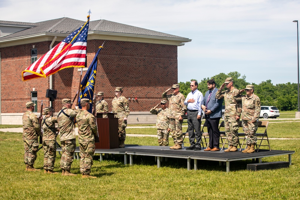 252nd Support Maintenance Company departure ceremony