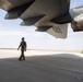 C-17 Globemaster III offload AH-64E Apaches in the USCENTCOM area of responsibility