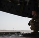 C-17 Globemaster III offload AH-64E Apaches in the USCENTCOM area of responsibility