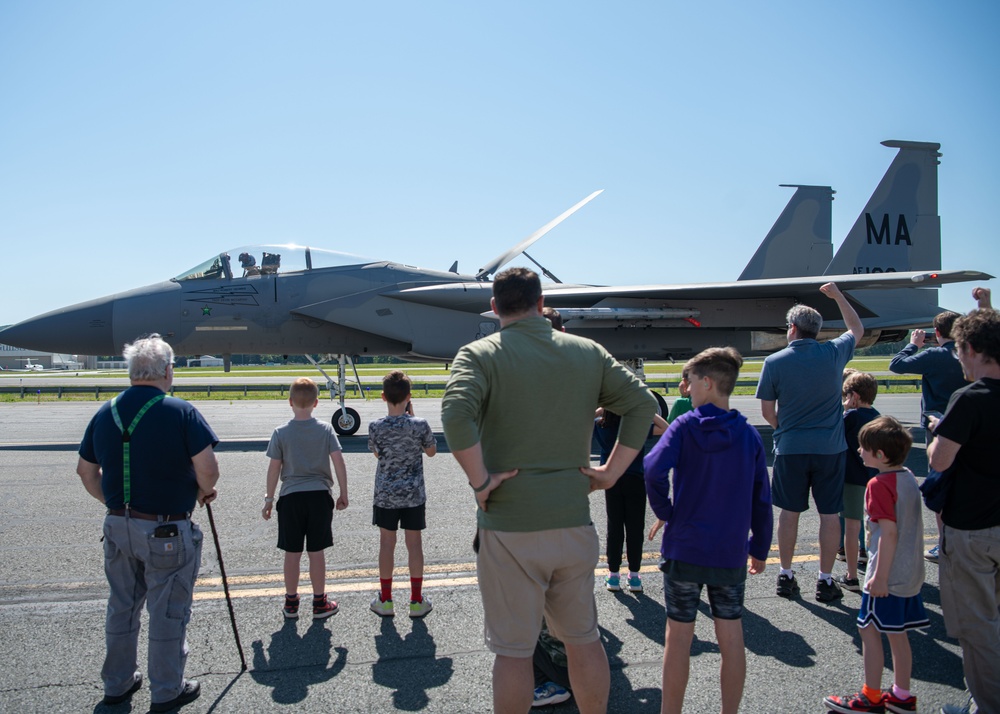 104th Fighter Wing hosts Scituate Cub Scout Pack 7, Northeast IT Group for base tour