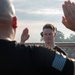 Sgt. Anthony Hopper reenlists in the U.S. Army