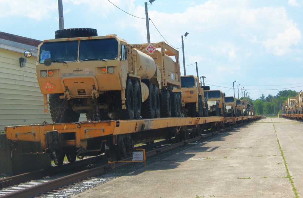 32nd Infantry Brigade Combat Team Soldiers complete ‘largest rail movement with civilian linehaul Wisconsin National Guard has ever done’