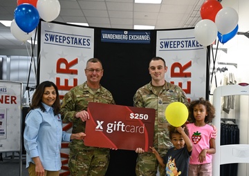 Vandenberg's AAFES Month of the Military Child Aurora World Sweepstakes Winner