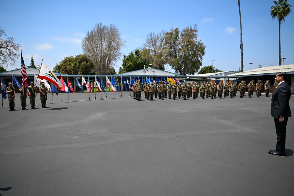 The DUSA Hosts the Direct Commissioning Ceremony for U.S. Army Captain Robert Cancio