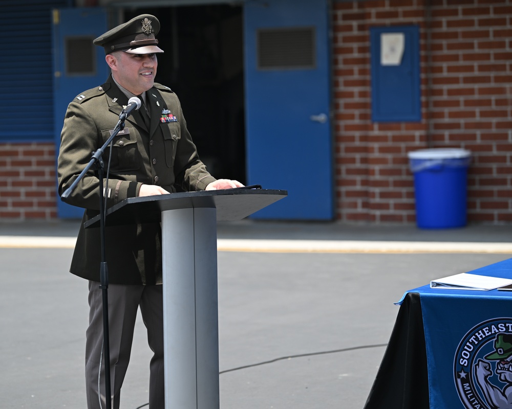 The DUSA Hosts the Direct Commissioning Ceremony for U.S. Army Captain Robert Cancio