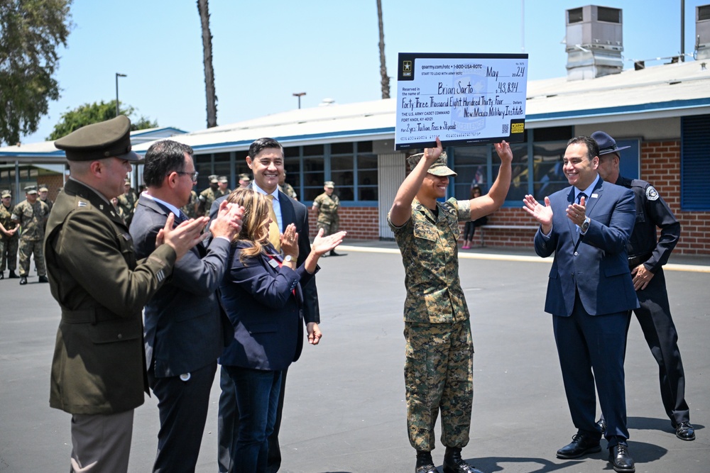 The DUSA Hosts the Direct Commissioning Ceremony for U.S. Army Captain Robert Cancio.