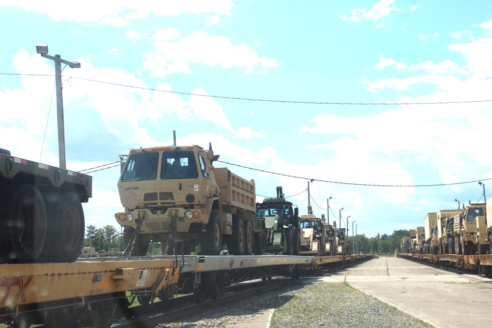 32nd Infantry Brigade Combat Team Soldiers complete ‘largest rail movement with civilian linehaul Wisconsin National Guard has ever done’