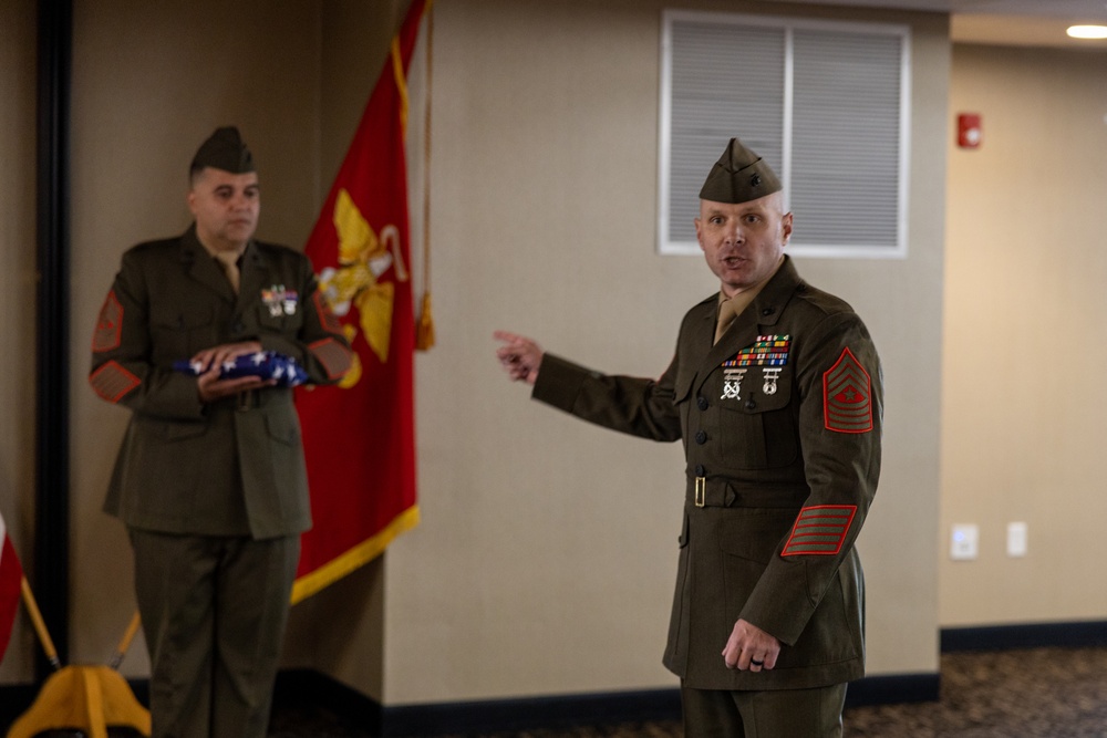 Master Gunnery Sgt. Jorge Santana Retirement