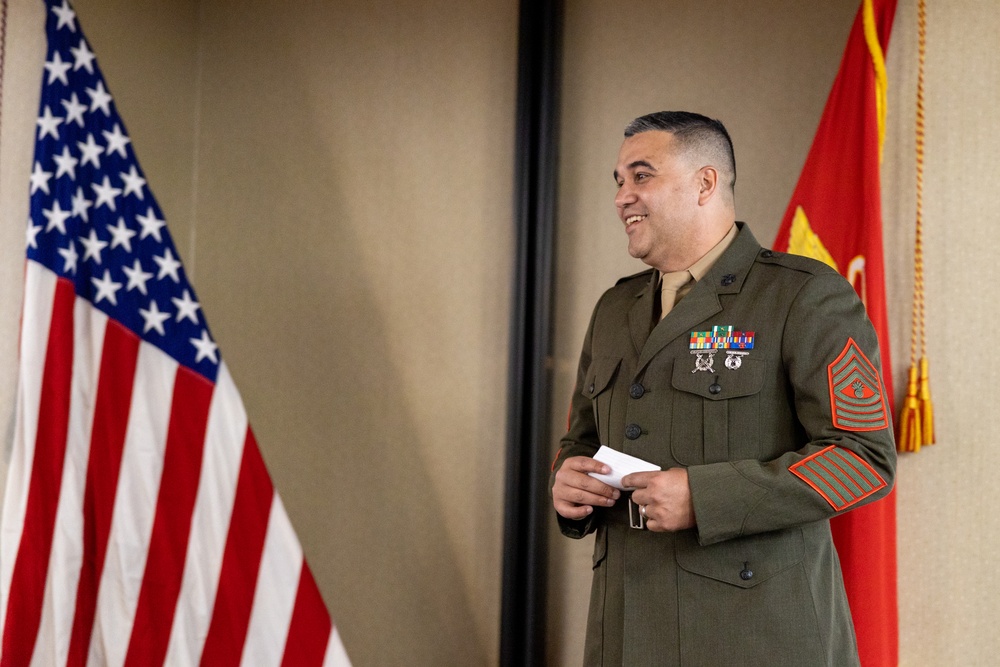 Master Gunnery Sgt. Jorge Santana Retirement