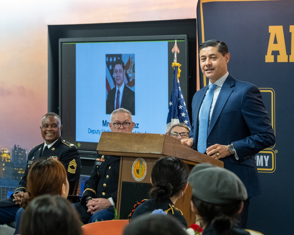 Los Angeles Unified School District Army Salute Event