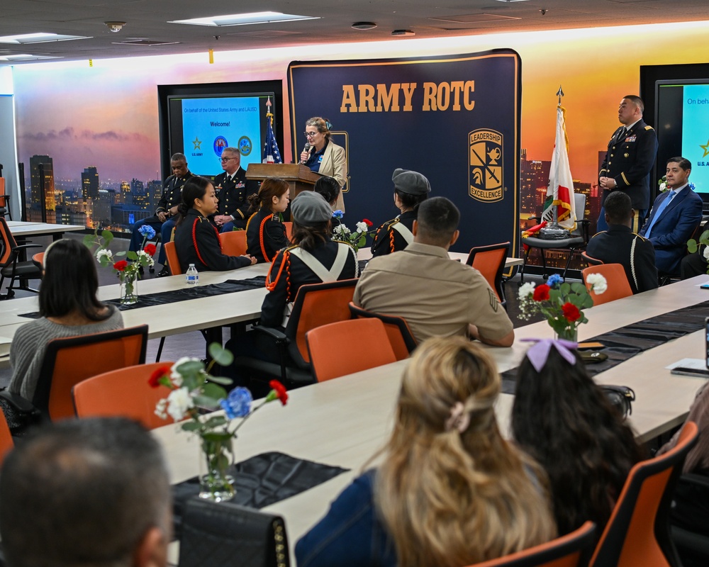 Los Angeles Unified School District Army Salute Event