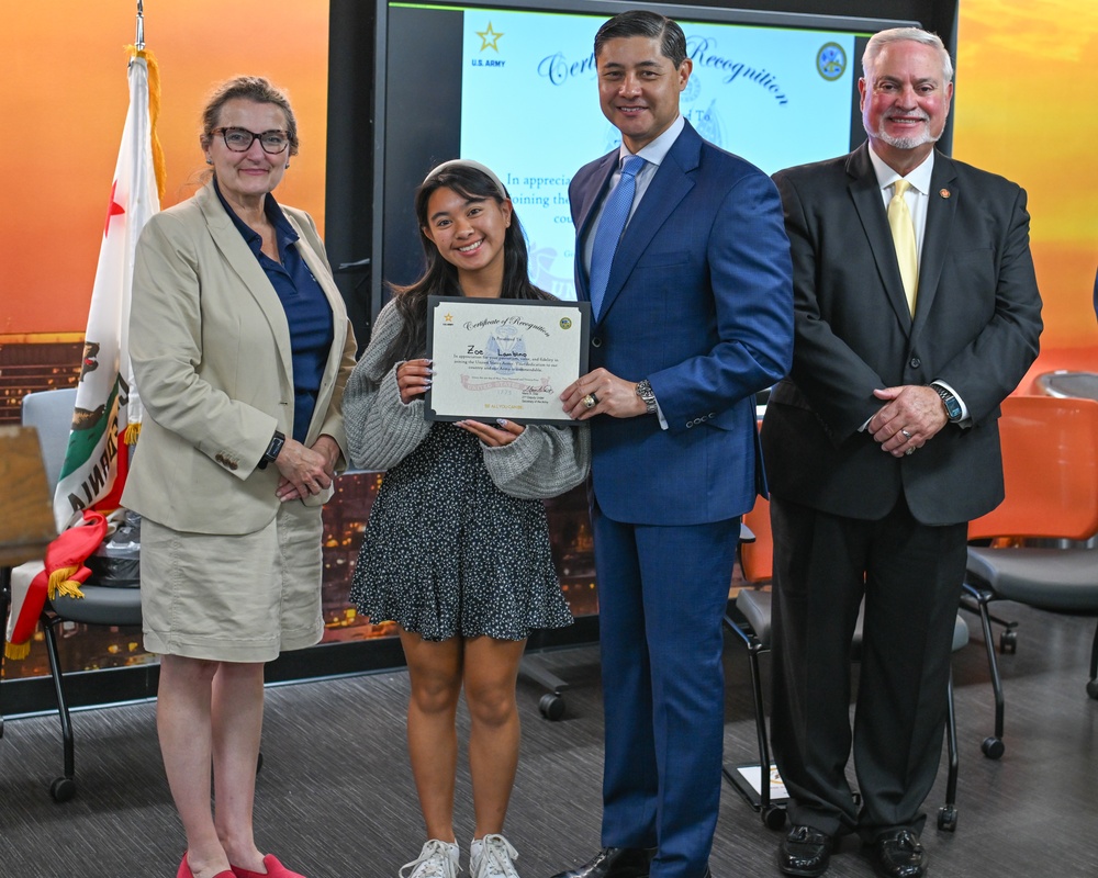 Los Angeles Unified School District Army Salute Event