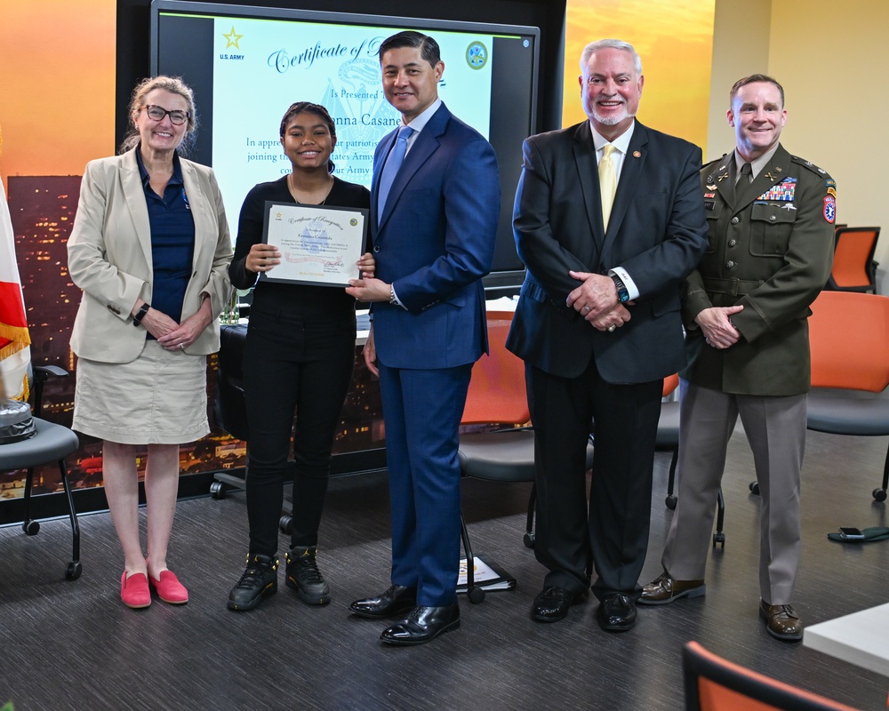 Los Angeles Unified School District Army Salute Event